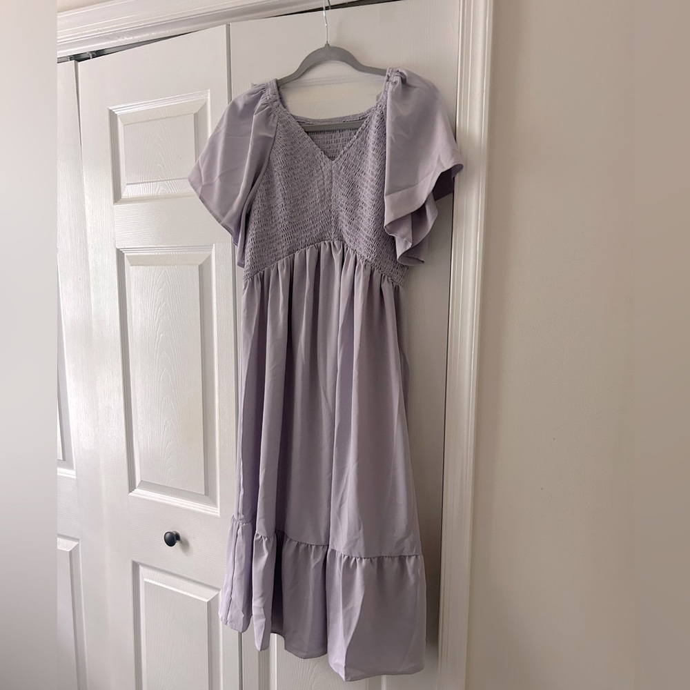 Lilac purple dress